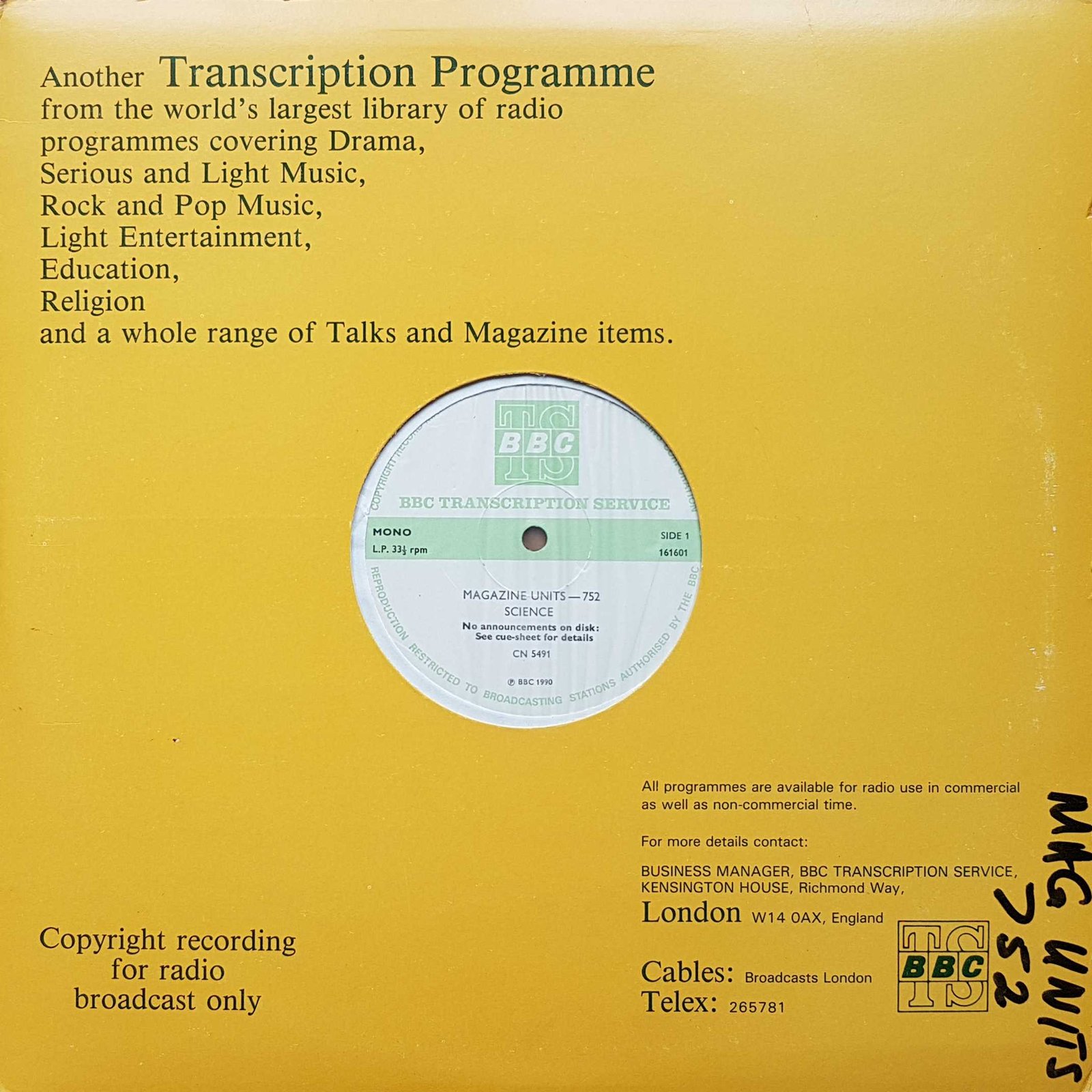 Picture of CN 5491 cover